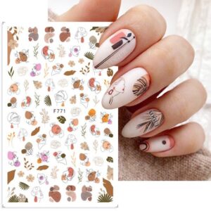 3D Nail Art kleebis - isekleepuv 1tk